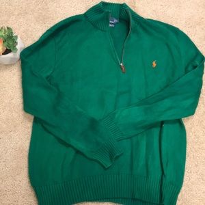 Polo Ralph Lauren green 1/4 zip